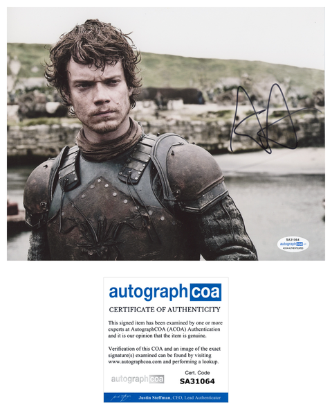 Alfie Allen Game of Thrones Signed Autograph 8x10 Photo #6 ACOA - Outlaw Hobbies Authentic Autographs