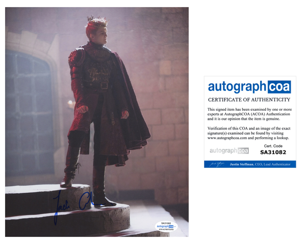 Jack Gleeson Game of Thrones Signed Autograph 8x10 Photo ACOA #11 - Outlaw Hobbies Authentic Autographs