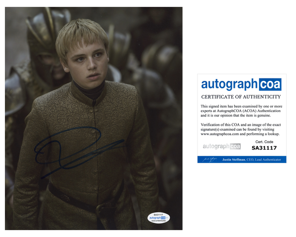 Dean Charles Chapman Game of Thrones Signed Autograph 8x10 Photo ACOA #2 - Outlaw Hobbies Authentic Autographs