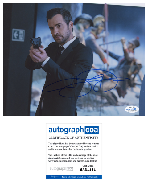 Justin Theroux Signed Autograph 8x10 Photo ACOA - Outlaw Hobbies Authentic Autographs
