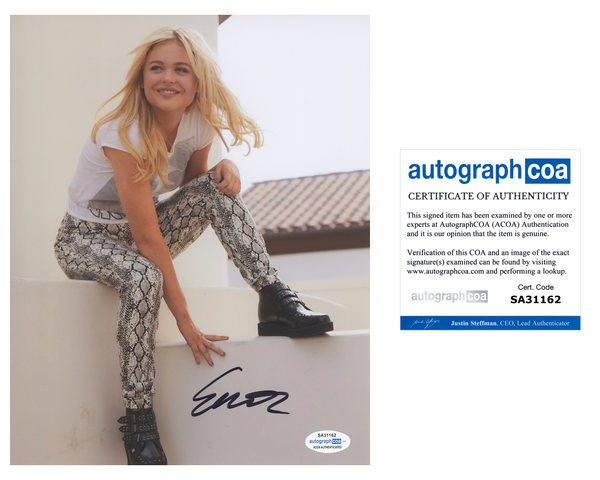 Emily Alyn Lind Sexy Signed Autograph 8x10 Photo ACOA - Outlaw Hobbies Authentic Autographs