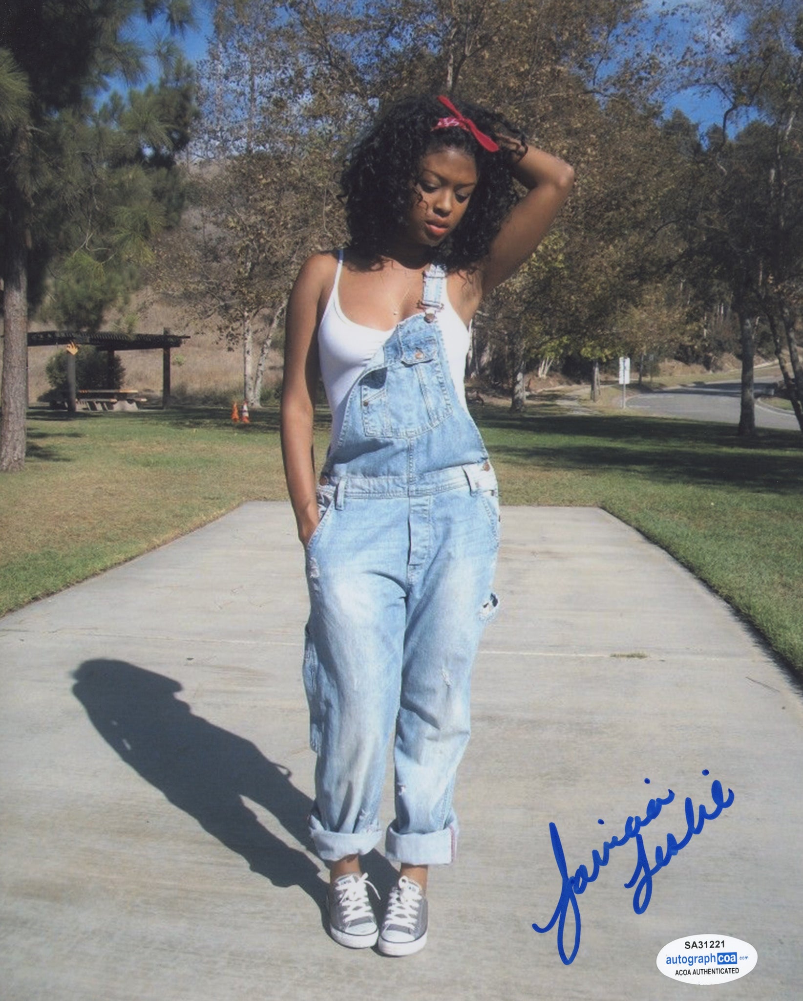 Javicia Leslie Batwoman Signed Autograph 8x10 Photo ACOA #6 - Outlaw Hobbies Authentic Autographs
