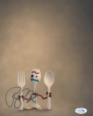 Tony Hale Toy Story 4 Forky Signed Autograph 8x10 Photo ACOA #3 - Outlaw Hobbies Authentic Autographs