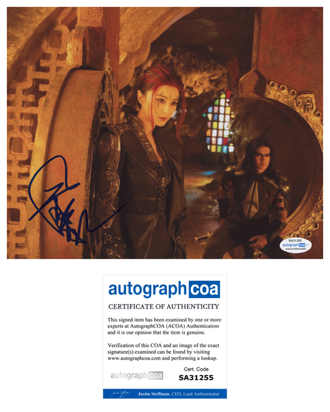 Fan Bing Bing X-Men Signed Autograph 8x10 Photo ACOA - Outlaw Hobbies Authentic Autographs