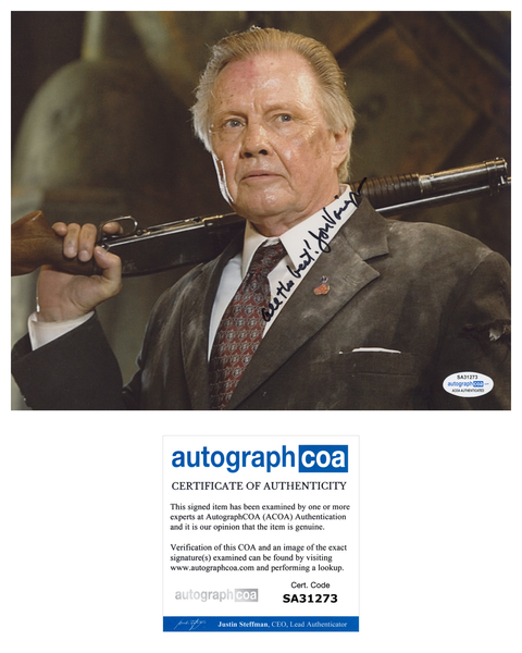 Jon Voight Transformers Signed Autograph 8x10 Photo ACOA #3 - Outlaw Hobbies Authentic Autographs