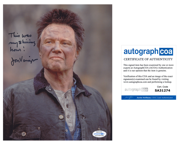 Jon Voight Zoolander Signed Autograph 8x10 Photo ACOA #4 - Outlaw Hobbies Authentic Autographs