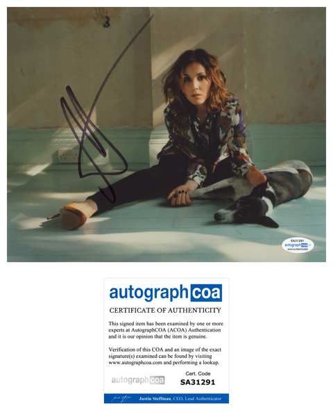 Noomi Rapace Sexy Signed Autograph 8x10 Photo ACOA #4 - Outlaw Hobbies Authentic Autographs