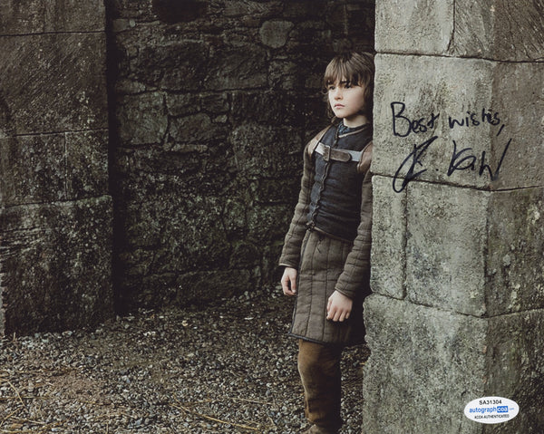 Isaac Hempstead-Wright Game of Thrones Signed Autograph 8x10 Photo ACOA - Outlaw Hobbies Authentic Autographs