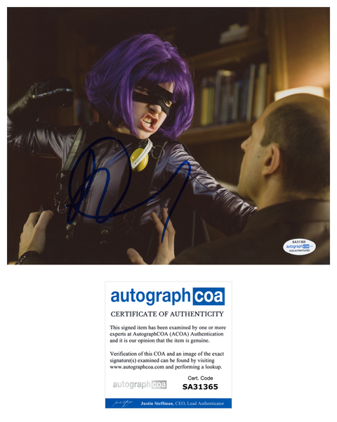 Chloe Moretz Kick-Ass Signed Autograph 8x10 Photo ACOA #2 - Outlaw Hobbies Authentic Autographs