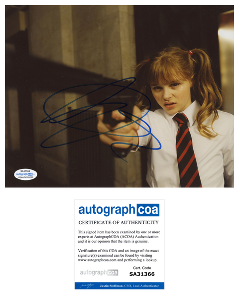 Chloe Moretz Kick-Ass Signed Autograph 8x10 Photo ACOA - Outlaw Hobbies Authentic Autographs
