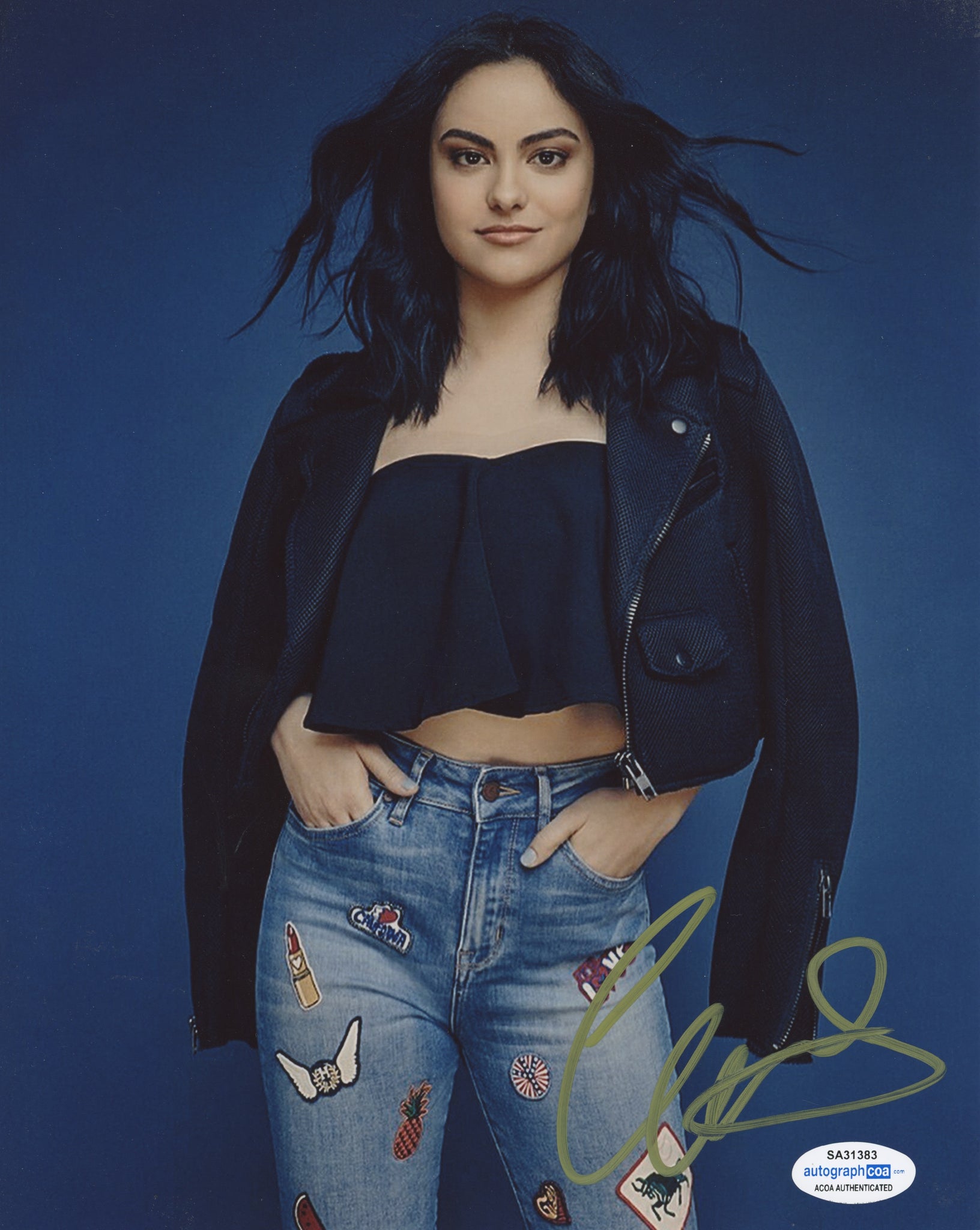 Camila Mendes Riverdale Signed Autograph 8x10 Photo ACOA #41 - Outlaw Hobbies Authentic Autographs