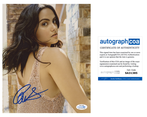 Camila Mendes Riverdale Signed Autograph 8x10 Photo ACOA #43 - Outlaw Hobbies Authentic Autographs