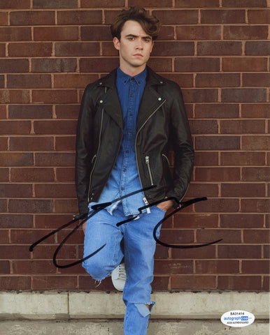 Jamie Blackley Last Kingdom Signed Autograph 8x10 Photo ACOA - Outlaw Hobbies Authentic Autographs