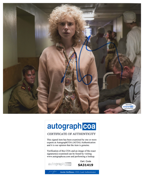Jessie Buckley Chernobyl Signed Autograph 8x10 photo ACOA - Outlaw Hobbies Authentic Autographs