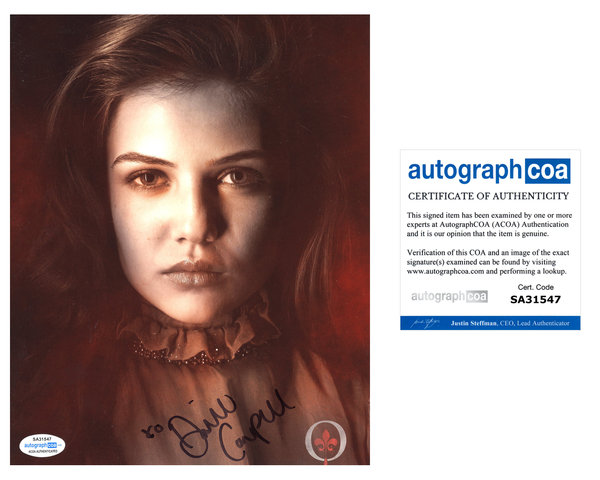 Danielle Campbell The Originals Signed Autograph 8x10 Photo ACOA - Outlaw Hobbies Authentic Autographs