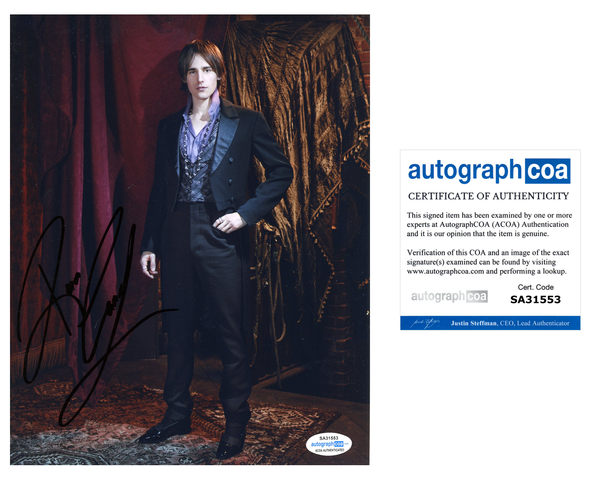 Reeve Carney Penny Dreadful Signed Autograph 8x10 Photo ACOA #4 - Outlaw Hobbies Authentic Autographs