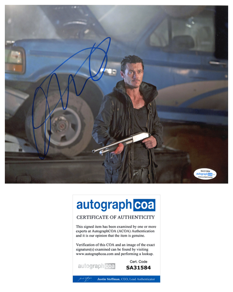 Luke Evans Fast and Furious Signed Autograph 8x10 Photo ACOA #7 - Outlaw Hobbies Authentic Autographs