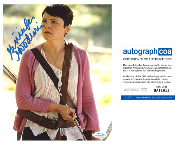 Ginnifer Goodwin Once Upon A Time Signed Autograph 8x10 Photo ACOA #4 - Outlaw Hobbies Authentic Autographs