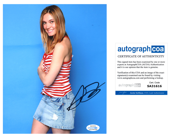 Spencer Grammer Greek Signed Autograph 8x10 Photo ACOA - Outlaw Hobbies Authentic Autographs