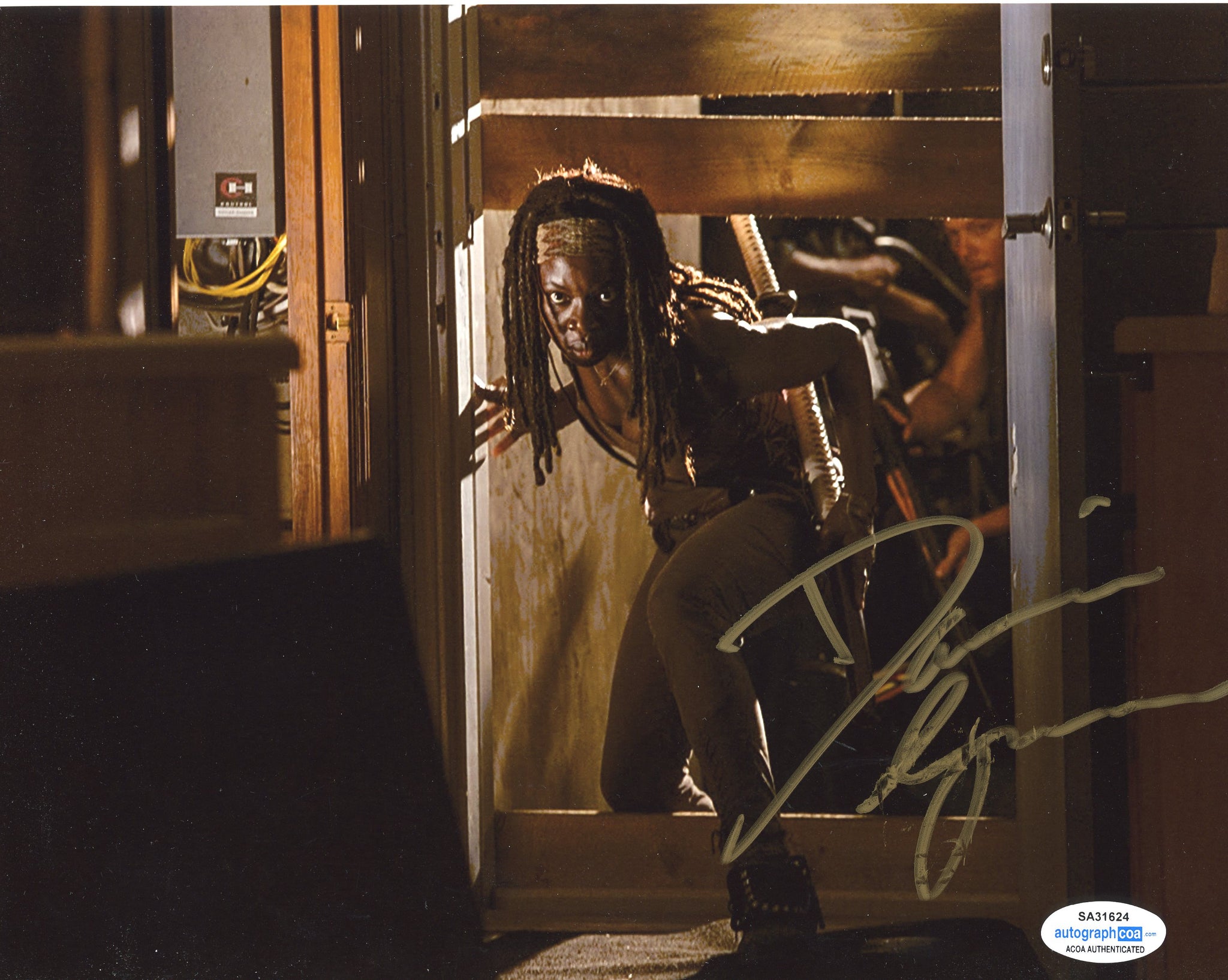 Danai Gurira Walking Dead Signed Autograph 8x10 Photo ACOA #7 - Outlaw Hobbies Authentic Autographs