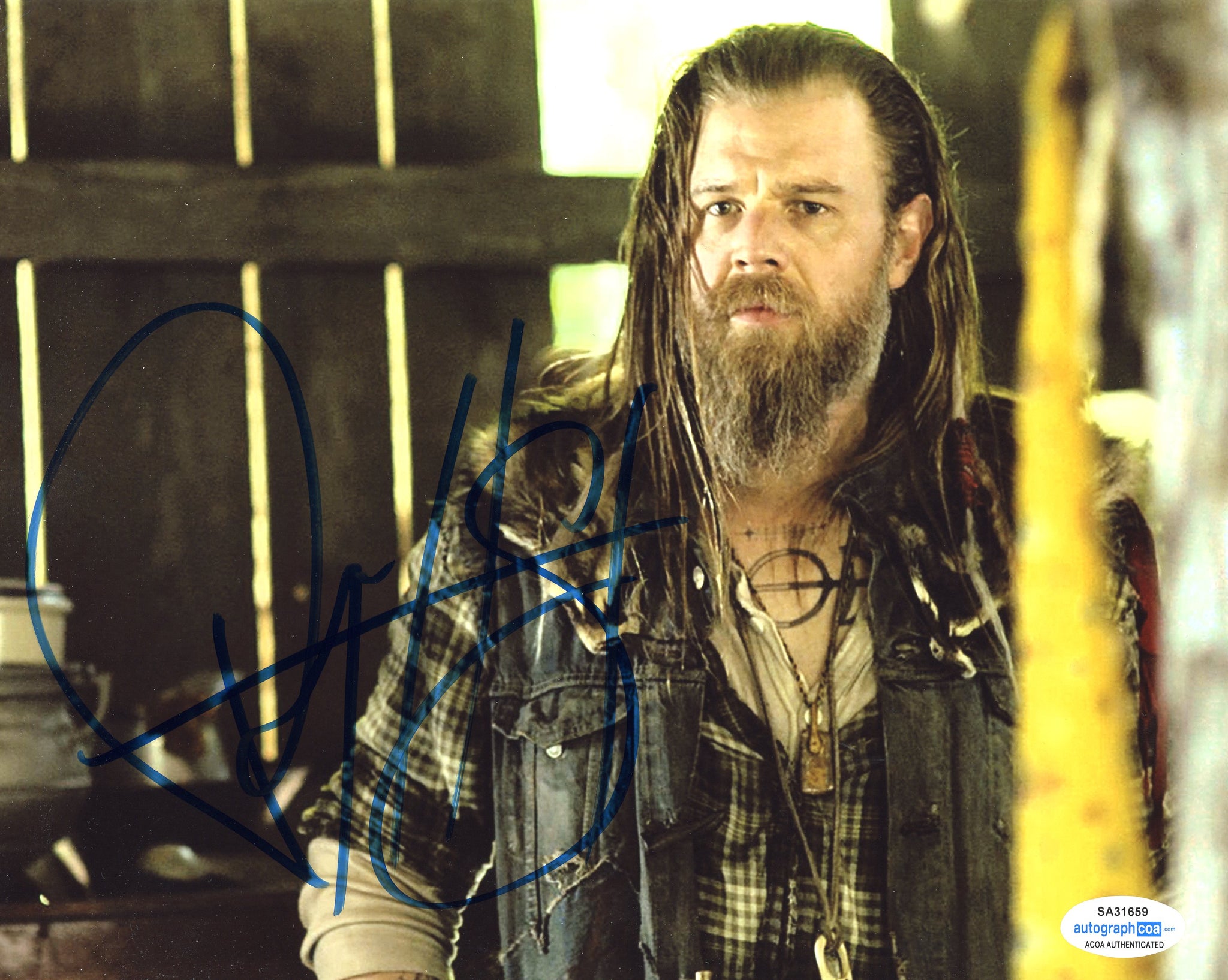 Ryan Hurst Outsiders Signed Autograph 8x10 Photo #14 - Outlaw Hobbies Authentic Autographs