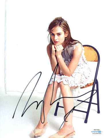 Lily James Sexy Signed Autograph 8x10 Photo ACOA #13 - Outlaw Hobbies Authentic Autographs