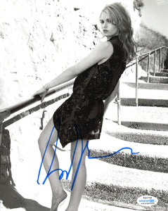 Lily James Sexy Signed Autograph 8x10 Photo ACOA #29 - Outlaw Hobbies Authentic Autographs