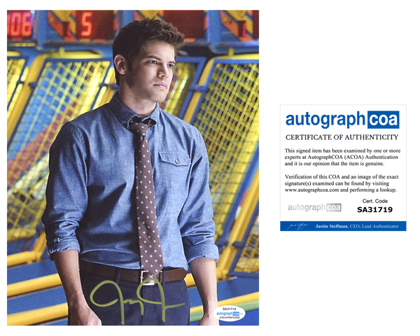 Jeremy Jordan Supergirl Signed Autograph 8x10 Photo ACOA - Outlaw Hobbies Authentic Autographs