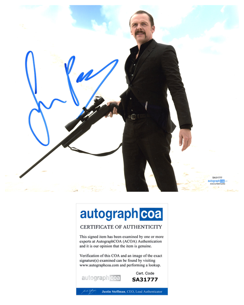 Simon Pegg Signed Autograph 8x10 Photo ACOA #20 - Outlaw Hobbies Authentic Autographs