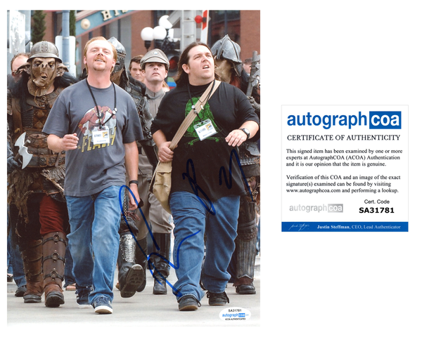Simon Pegg Paul Signed Autograph 8x10 Photo ACOA #24 - Outlaw Hobbies Authentic Autographs
