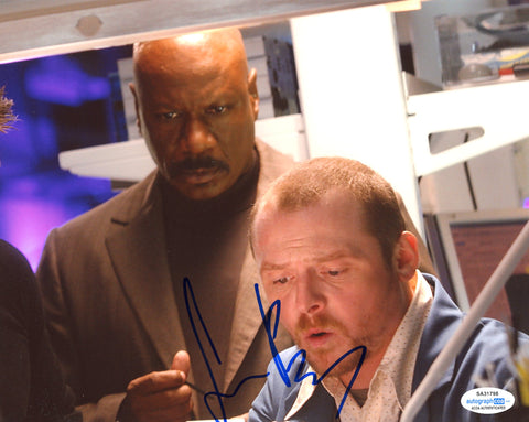 Simon Pegg Mission Impossible Signed Autograph 8x10 Photo ACOA #41 - Outlaw Hobbies Authentic Autographs