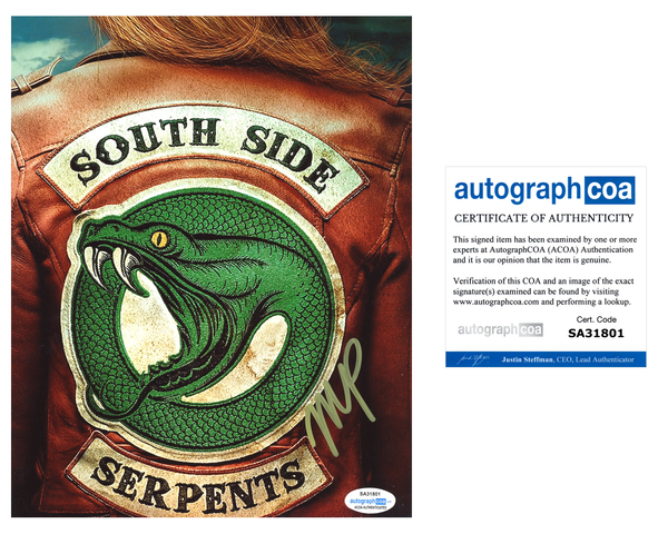Madelaine Petsch Riverdale Signed Autograph 8x10 Photo ACOA - Outlaw Hobbies Authentic Autographs