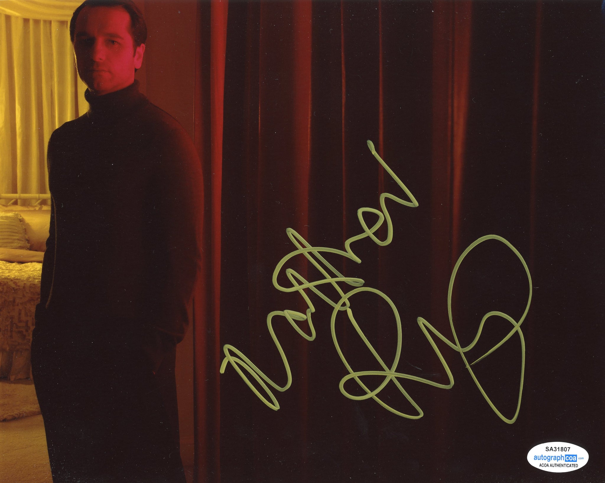 Matthew Rhys The Americans Signed Autograph 8x10 Photo ACOA - Outlaw Hobbies Authentic Autographs