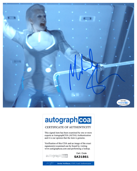 Michael Sheen Tron Signed Autograph 8x10 Photo ACOA #2 - Outlaw Hobbies Authentic Autographs