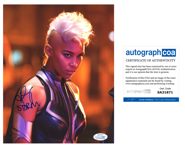 Alexandra Shipp X-Men The Storm Signed Autograph 8x10 Photo ACoA #4 - Outlaw Hobbies Authentic Autographs