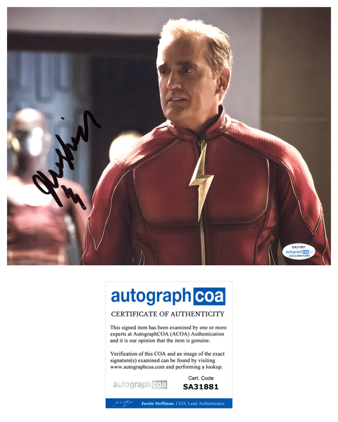 John Wesley Shipp The Flash Signed Autograph 8x10 Photo ACOA #8 - Outlaw Hobbies Authentic Autographs