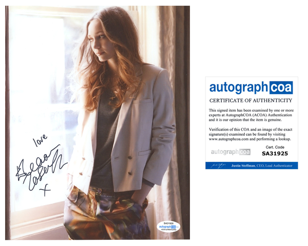 Eleanor Tomlinson Poldark Signed Autograph 8x10 ACOA #8 - Outlaw Hobbies Authentic Autographs