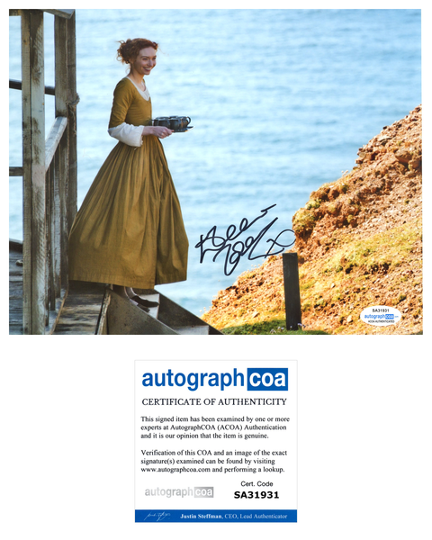 Eleanor Tomlinson Poldark Signed Autograph 8x10 ACOA #20 - Outlaw Hobbies Authentic Autographs