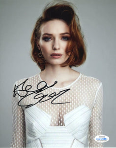 Eleanor Tomlinson Poldark Signed Autograph 8x10 ACOA #22 - Outlaw Hobbies Authentic Autographs