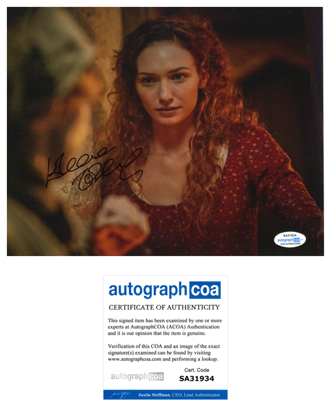Eleanor Tomlinson Poldark Signed Autograph 8x10 ACOA #23 - Outlaw Hobbies Authentic Autographs