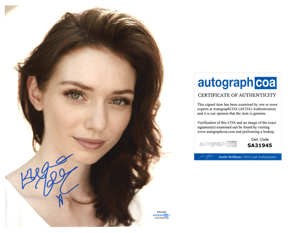 Eleanor Tomlinson Poldark Signed Autograph 8x10 ACOA #27 - Outlaw Hobbies Authentic Autographs