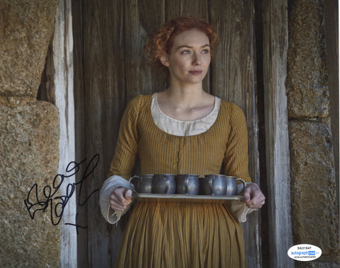 Eleanor Tomlinson Poldark Signed Autograph 8x10 ACOA #28 - Outlaw Hobbies Authentic Autographs