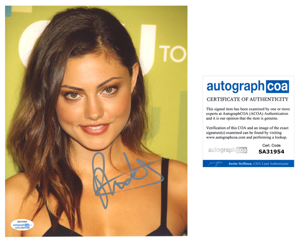Phoebe Tonkin Sexy Signed Autograph 8x10 Photo ACOA #7 - Outlaw Hobbies Authentic Autographs