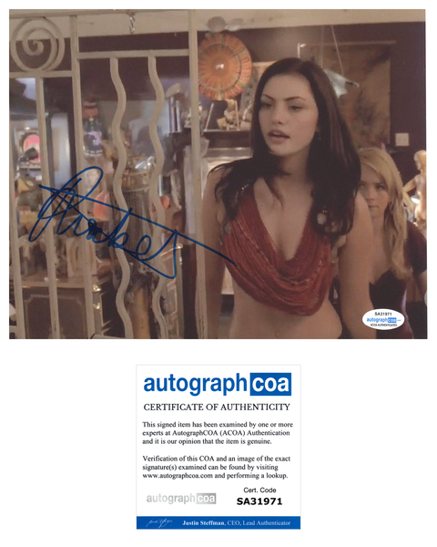 Phoebe Tonkin Sexy Signed Autograph 8x10 Photo ACOA #24 - Outlaw Hobbies Authentic Autographs