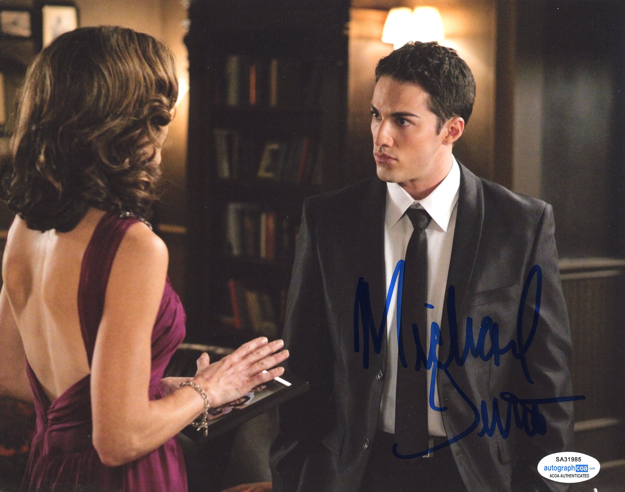 Michael Trevino Vampire Diaries Signed Autograph 8x10 Photo ACOA #2 - Outlaw Hobbies Authentic Autographs