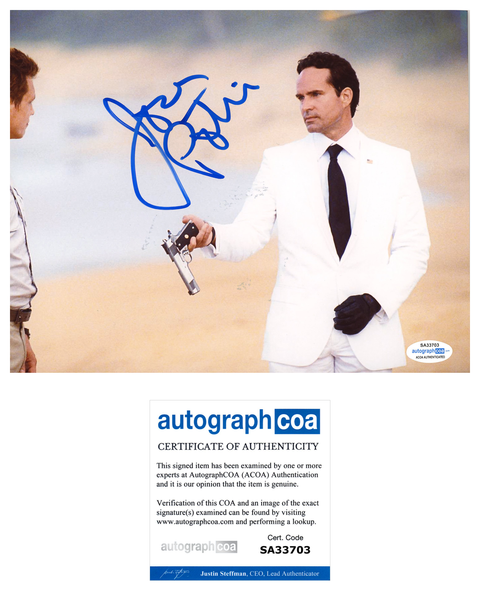Jason Patric The Losers Signed Autograph 8x10 Photo ACOA - Outlaw Hobbies Authentic Autographs