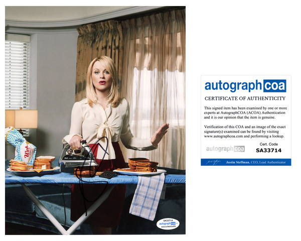 Amy Poehler Parks and Recreation Signed Autograph 8x10 Photo ACOA #2 - Outlaw Hobbies Authentic Autographs