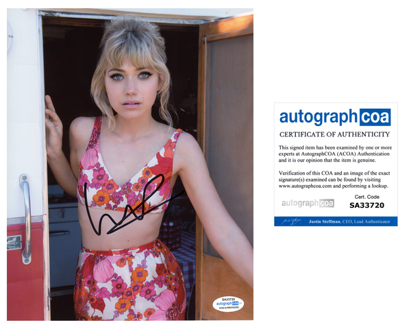 Imogen Poots Sexy Signed autograph 8x10 Photo ACOA - Outlaw Hobbies Authentic Autographs