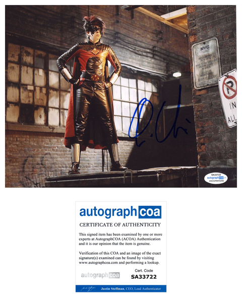 Christopher Mintz-Plasse KickAss Signed Autograph 8x10 Photo ACOA - Outlaw Hobbies Authentic Autographs