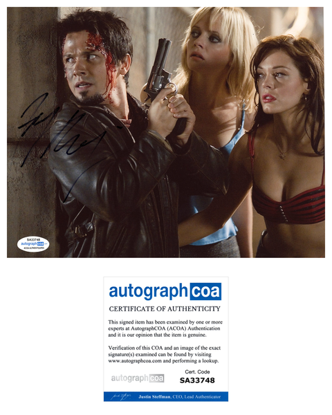 Freddy Rodriguez Planet Terror Signed Autograph 8x10 Photo ACOA #3 - Outlaw Hobbies Authentic Autographs